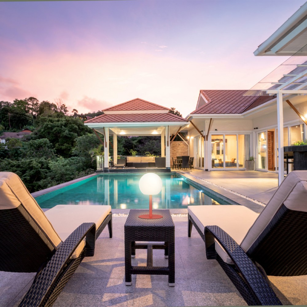 LED Επιτραπέζιο Φωτιστικό Επαναφορτιζόμενο Μπάλα TERRACOTTA CCT IP44 XANLITE