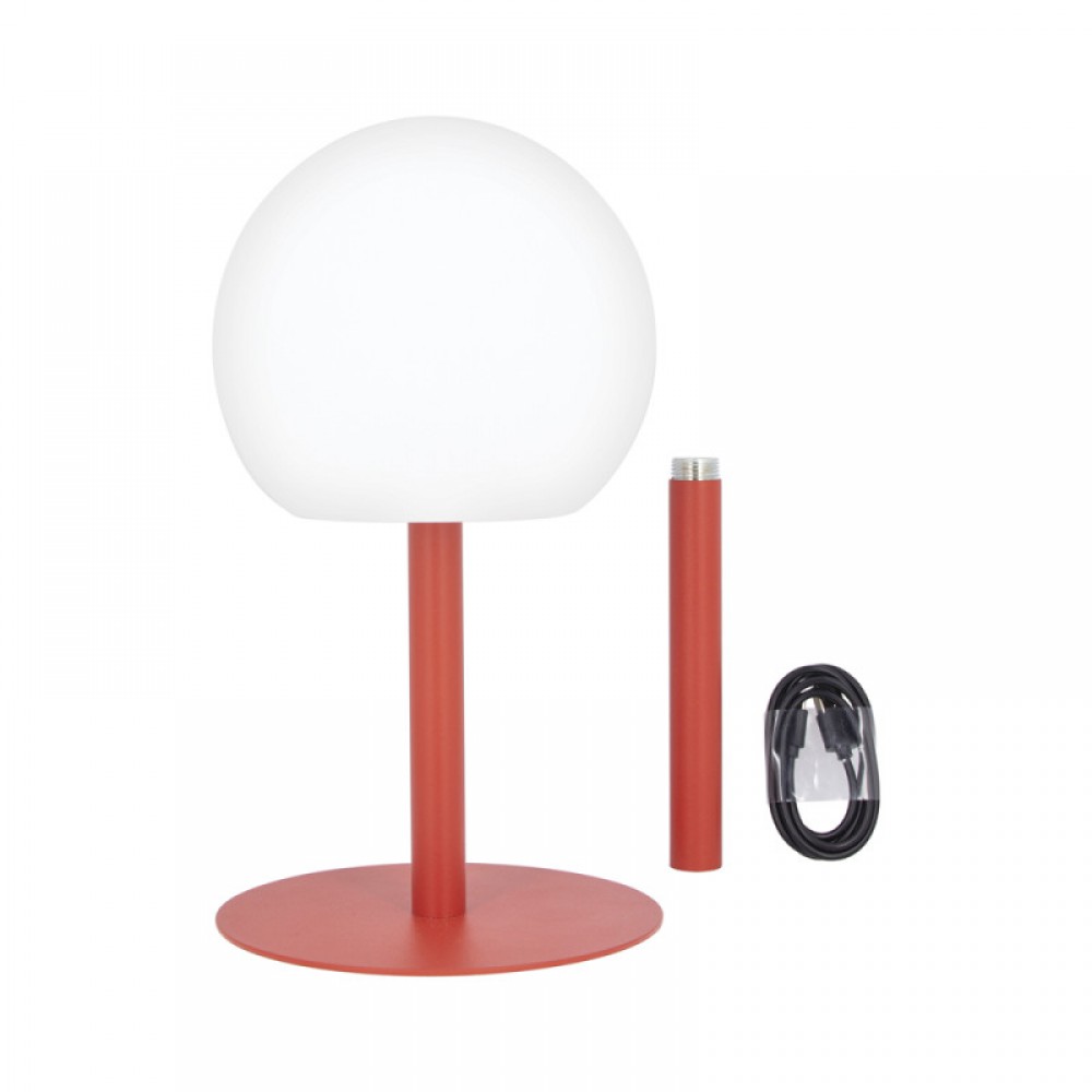 LED Επιτραπέζιο Φωτιστικό Επαναφορτιζόμενο Μπάλα TERRACOTTA CCT IP44 XANLITE