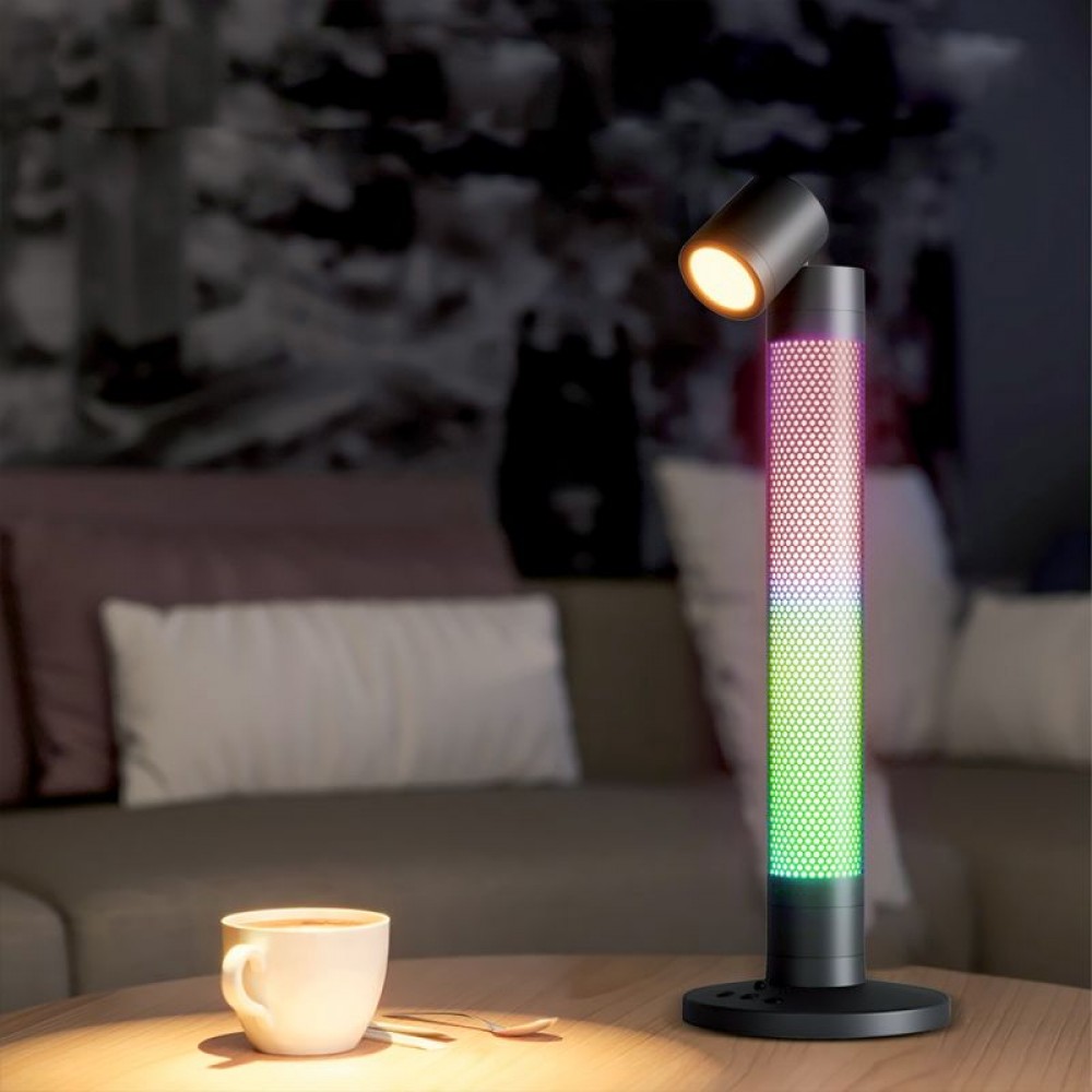 XANLITE ΦΩΤΙΣΤΙΚΟ ΓΡΑΦΕΙΟΥ ΜΕ ΜΙΚΡΟΦΩΝΟ RGB LED & DIMMABLE CCT 40CM- XANLITE