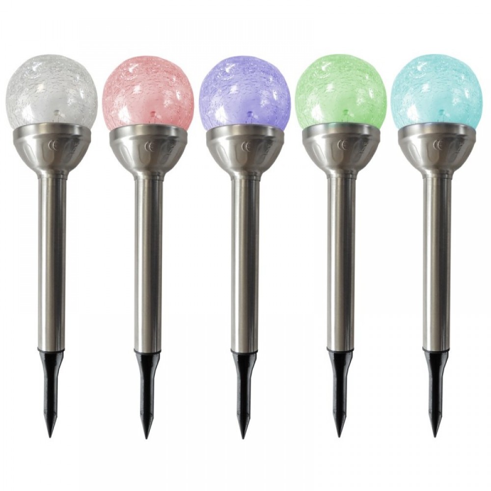 XANLITE ΗΛΙΑΚΟ ΚΑΡΦΩΤΟ LED RGB Κ ΛΕΥΚΟ IP44 ΑΛΟΥΜΙΝΙΟ Κ ΓΥΑΛΙ ΑΥΤΟΝ 8H Φ80x365ΜM - ΣΥΣΚ 5 TEM