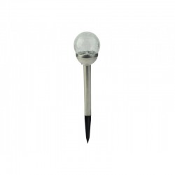 XANLITE ΗΛΙΑΚΟ ΚΑΡΦΩΤΟ LED RGB Κ ΛΕΥΚΟ IP44 ΑΛΟΥΜΙΝΙΟ Κ ΓΥΑΛΙ ΑΥΤΟΝ 8H Φ80x365ΜM - ΣΥΣΚ 5 TEM