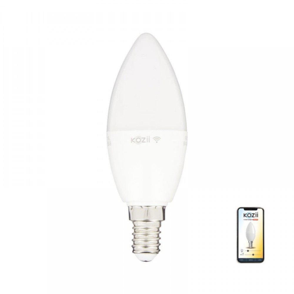 Λαμπτήρας KOZII SMD E14 SMART BULB 5W 400LM FLAME CCT - Xanlite