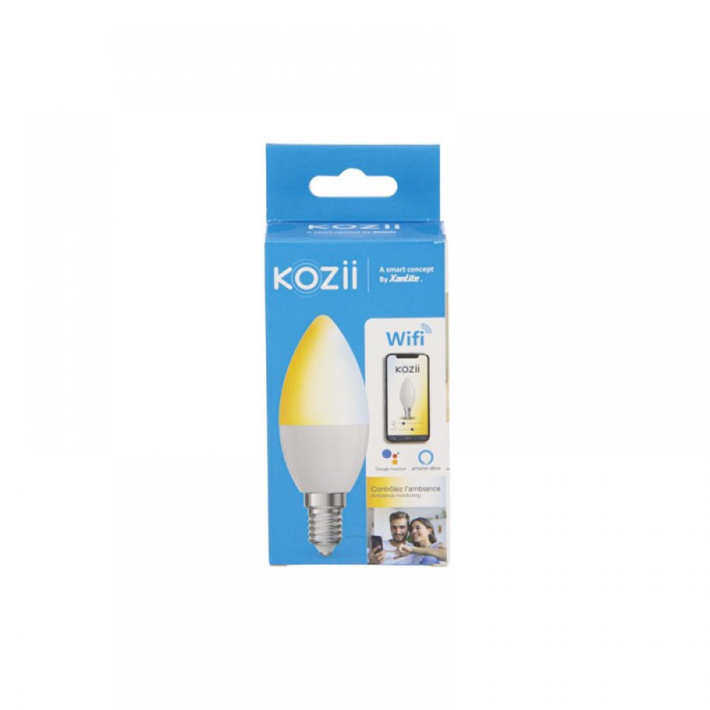 Λαμπτήρας KOZII SMD E14 SMART BULB 5W 400LM FLAME CCT - Xanlite