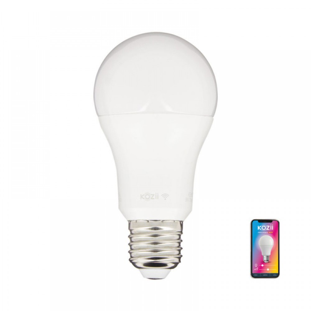 Λαμπτήρας KOZII SMD SMART BULB E27 9W 806LM A60 RGB + CCT - Xanlite