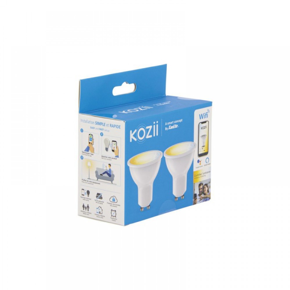 Λαμπτήρας KOZII PACK 2 SMART BULB SMD 5W 345LM SPOTLIGHTS CCT - Xanlite