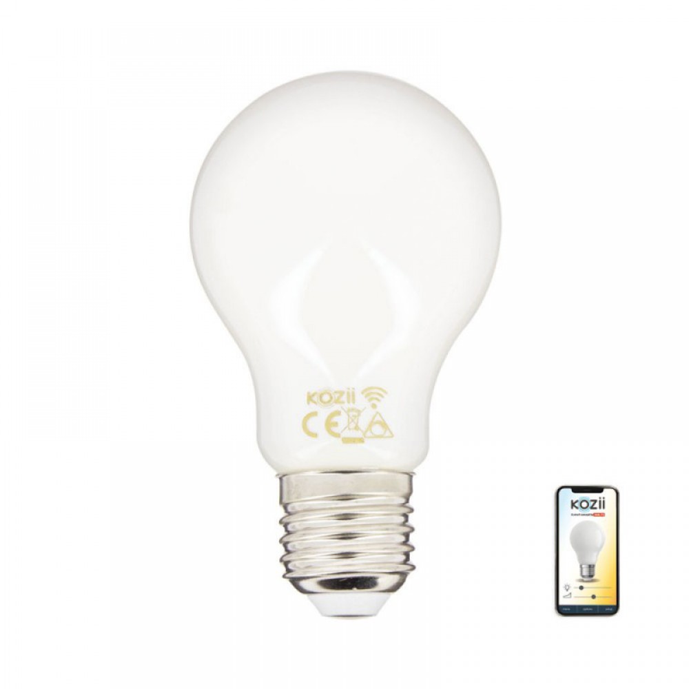 Λαμπτήρας KOZII 7W SMART BULB FILAMENT E27 806LM A60 CCT - Xanlite