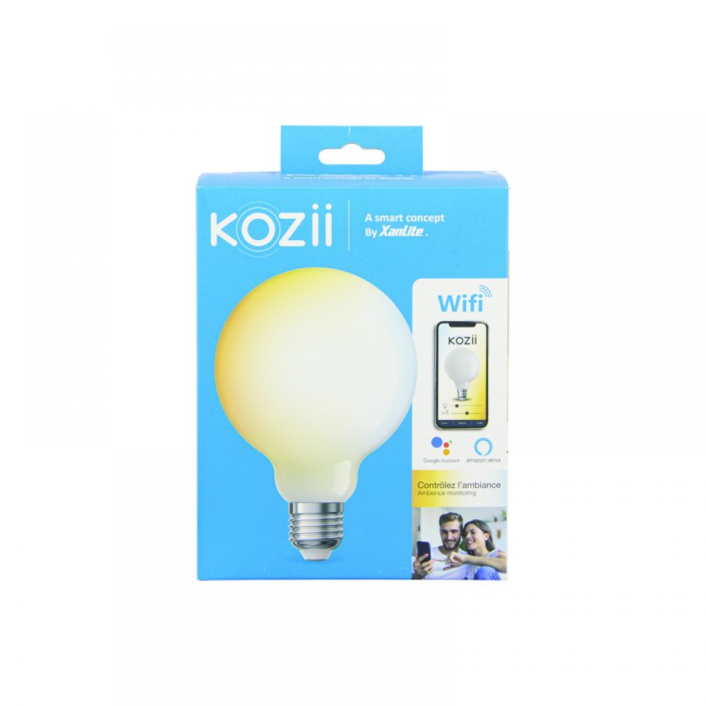 Λαμπτήρας KOZII SMART BULB FILAMENT 7W E27 806LM G125 CCT - Xanlite