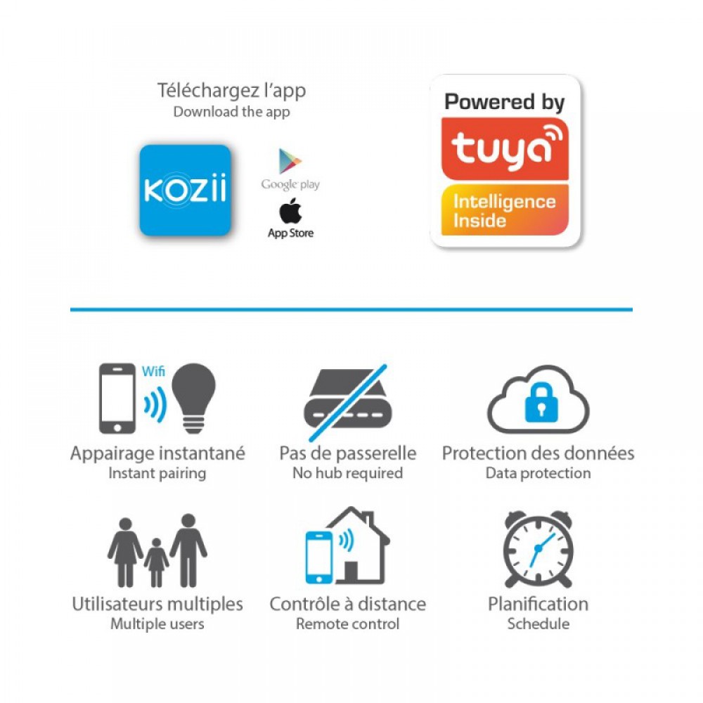 Λαμπτήρας KOZII SMART BULB FILAMENT E27 4.5W 470LM ST64 CCT - Xanlite