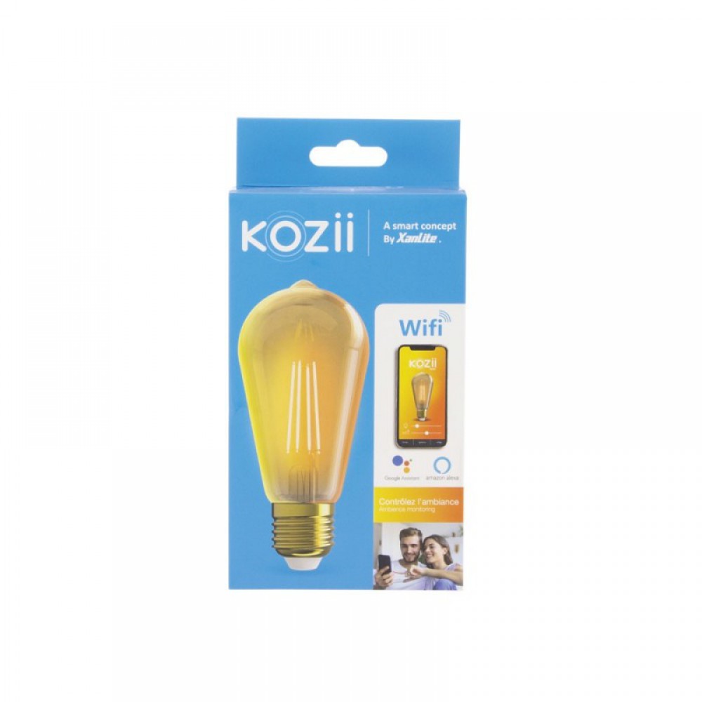 Λαμπτήρας KOZII SMART BULB FILAMENT E27 4.5W 470LM ST64 CCT - Xanlite