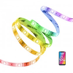 XANLITE KOZII ΤΑΙΝΙΑ LED SMART WIFI ΚΑΙ BLUETOOTH CCT KAI RGB 20W 220LM IP65 5M