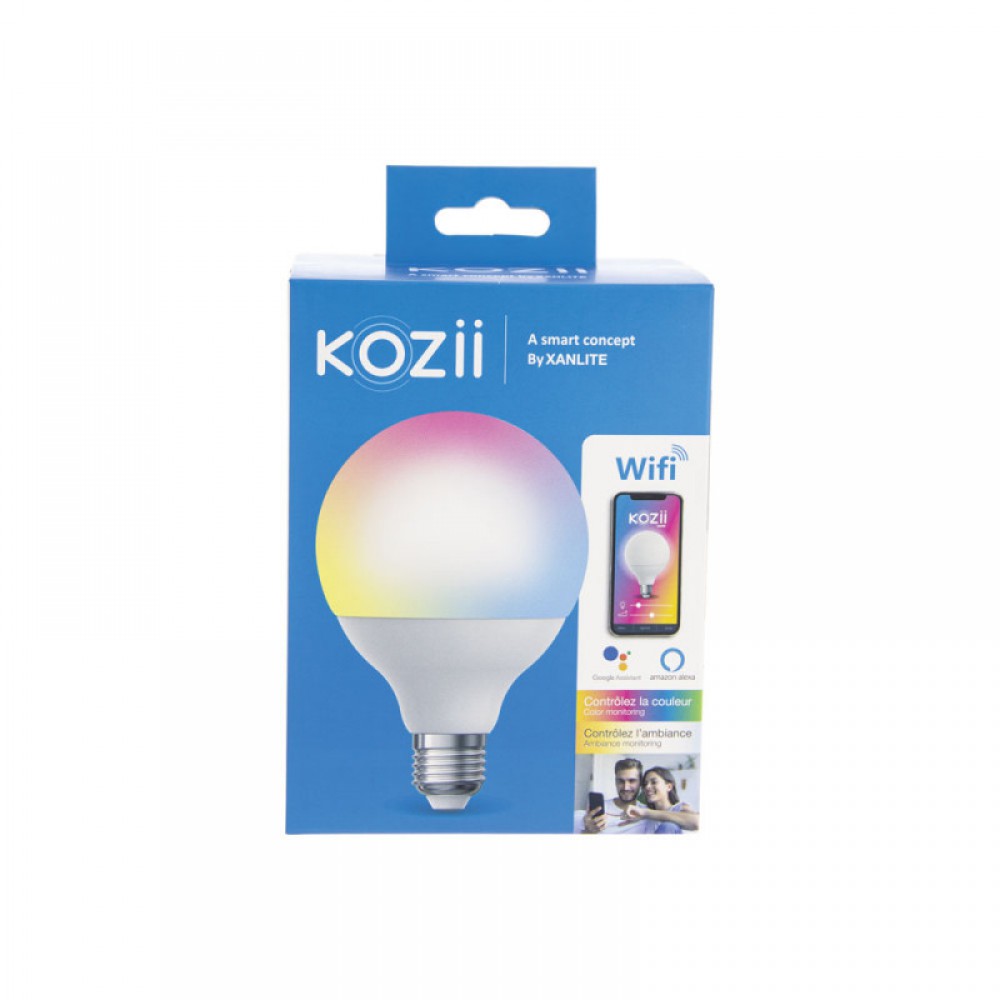 Λαμπτήρας KOZII SPOTLIGHT SMART E27 13W 1521 LM G95 RGB + CCT - Xanlite