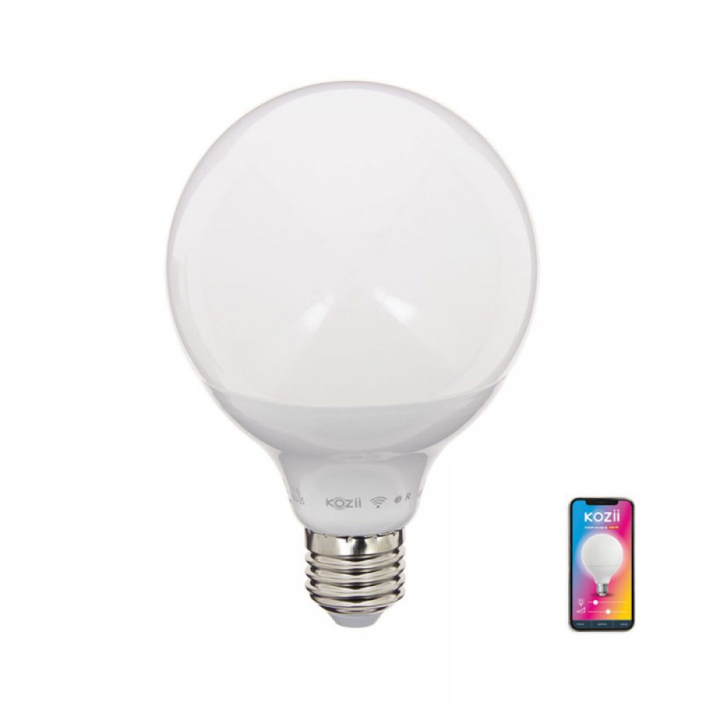 Λαμπτήρας KOZII SPOTLIGHT SMART E27 13W 1521 LM G95 RGB + CCT - Xanlite