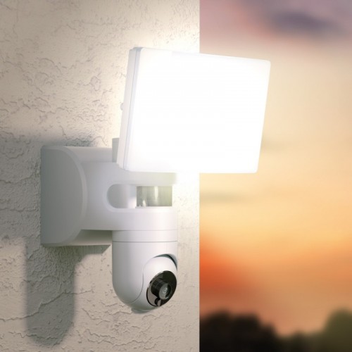 XANLITE KOZII ΠΡΟΒΟΛΕΑΣ ΤΟΙΧΟΥ 2200LM ΜΕ ΑΝΙΧΝΕΥΤΗ ΚΙΝΗΣΗΣ ΡΟΜΠΟΤΙΚΗ ΚΑΜΕΡΑ Κ ΣΕΙΡΗΝΑ ΣΥΝΑΓΕΡΜΟΥ 90DB IP44