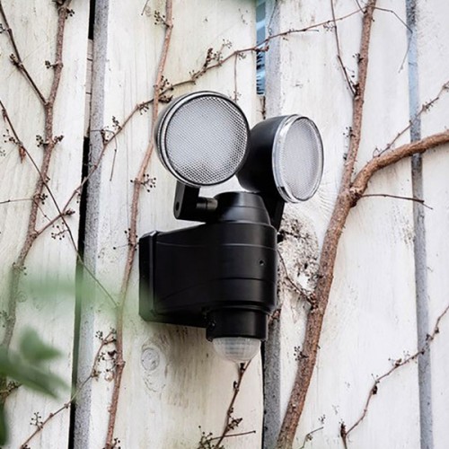 LED Ηλιακός Προβολέας Με Δύο Κινούμενες Κεφαλές Και Αισθητήρα Κίνησης 700lm IP44 - GIGAWATT