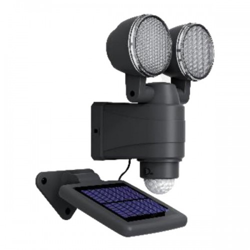 LED Ηλιακός Προβολέας Με Δύο Κινούμενες Κεφαλές Και Αισθητήρα Κίνησης 700lm IP44 - GIGAWATT