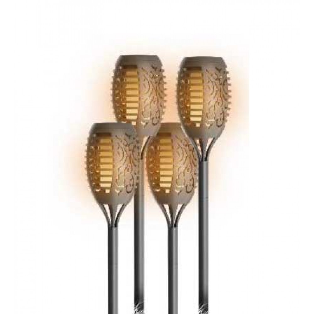 LED Ηλιακό Καρφωτό Φωτιστικό Με Εφέ Φλόγας FLAME IP44 - XANLITE