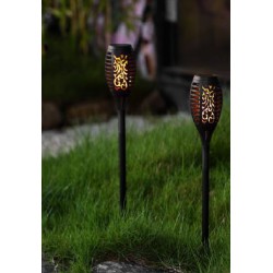 LED Ηλιακό Καρφωτό Φωτιστικό Με Εφέ Φλόγας FLAME IP44 - XANLITE