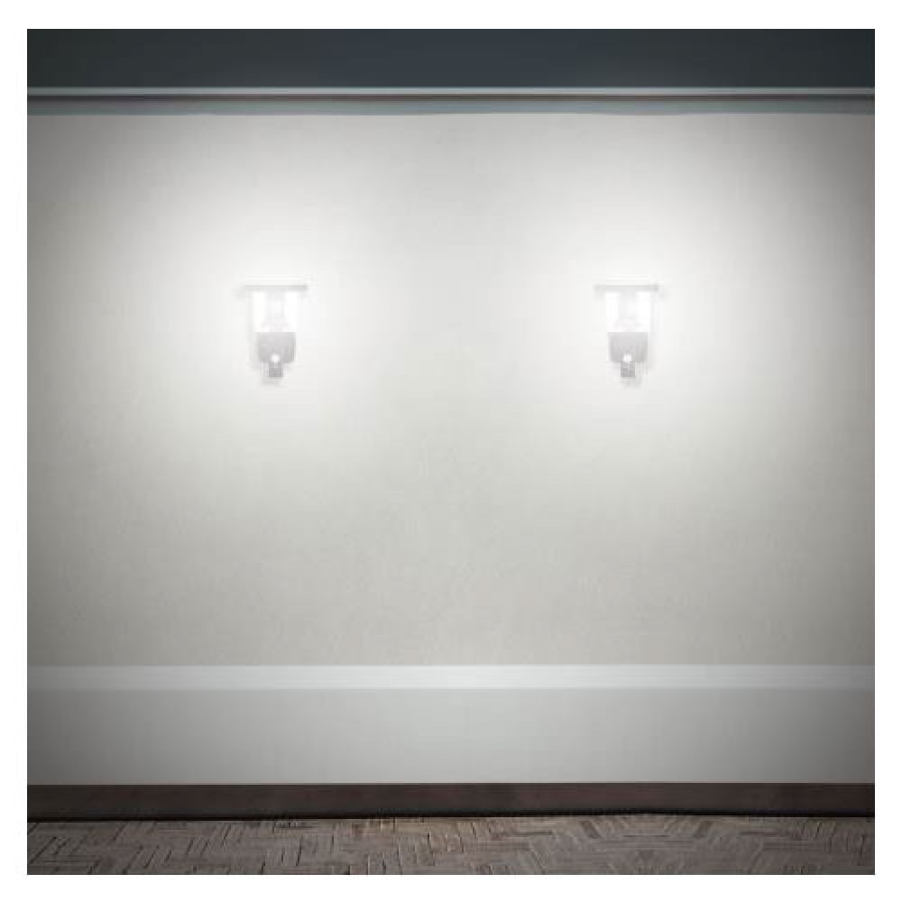 LED Ηλιακό Φωτιστικό Τοίχου Μαύρο Με Αισθητήρα Κίνησης IP44 - Xanlite