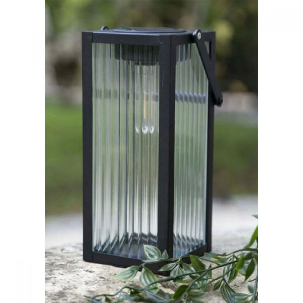 LED Ηλιακό Φαναράκι Από Γυαλί 26cm IP44 - GIGAWATT