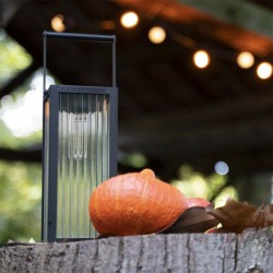 LED Ηλιακό Φαναράκι Από Γυαλί 26cm IP44 - GIGAWATT