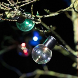 Ηλιακή LED Γιρλάντα Εξωτερικού Χώρου RGB 3m IP44 - Xanlite