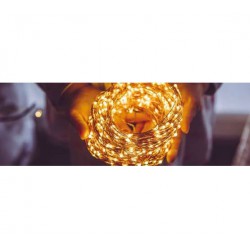 Ηλιακό Fairy Lights 10m Θερμό - EZSOLAR