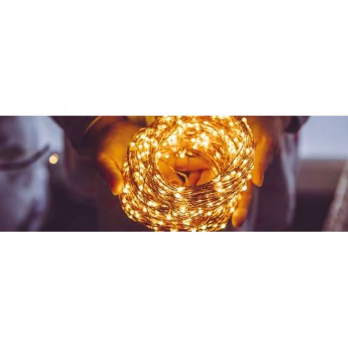 Ηλιακό Fairy Lights 10m Θερμό - EZSOLAR