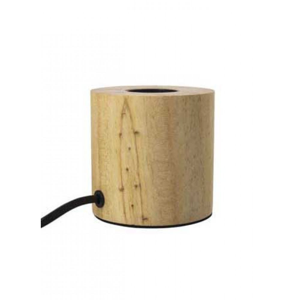 ΦΩΤΙΣΤΙΚΟ ΕΠΙΤΡΑΠΕΖΙΟ ΣΤΡΟΓΓΥΛΟ ΞΥΛΟ IP20 E27 - Xanlite