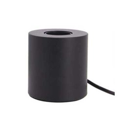 ΦΩΤΙΣΤΙΚΟ ΕΠΙΤΡΑΠΕΖΙΟ ΣΤΡΟΓΓΥΛΟ ΜΕΤΑΛΛΙΚΟ ΜΑΥΡΟ IP20 E27 - Xanlite