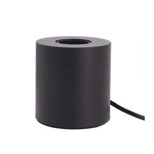 ΦΩΤΙΣΤΙΚΟ ΕΠΙΤΡΑΠΕΖΙΟ ΣΤΡΟΓΓΥΛΟ ΜΕΤΑΛΛΙΚΟ ΜΑΥΡΟ IP20 E27 - Xanlite