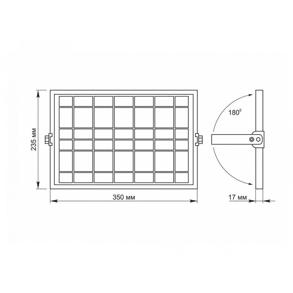 LED Ηλιακός Αυτόνομος Προβολέας Αλουμινίου Με Controller 50W IP65 VIDEX