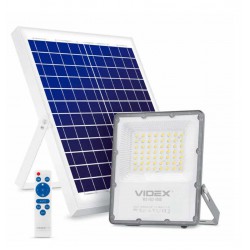 LED Ηλιακός Αυτόνομος Προβολέας Αλουμινίου Με Controller 100W IP65 VIDEX