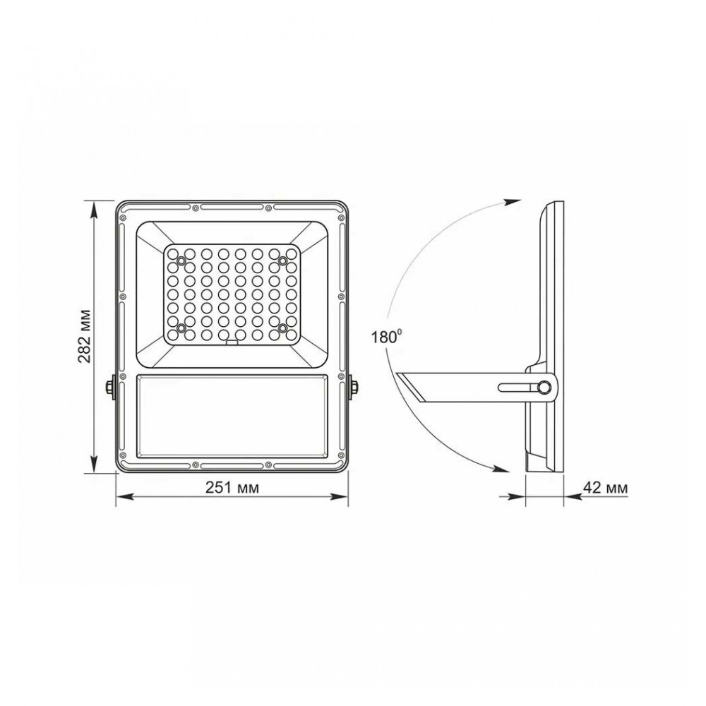 LED Ηλιακός Αυτόνομος Προβολέας Αλουμινίου Με Controller 100W IP65 VIDEX