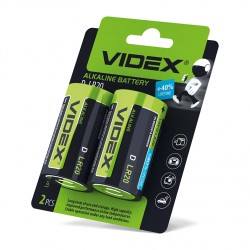 VIDEX ΜΠΑΤΑΡΙΑ ΑΛΚΑΛΙΚΗ D LR20 BLISTER 2 TMX