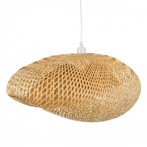 Vintage Κρεμαστό Φωτιστικό Οροφής Μονόφωτο Μπεζ Ξύλινο Bamboo Μ85 x Π55 x Y36cm MEXICO