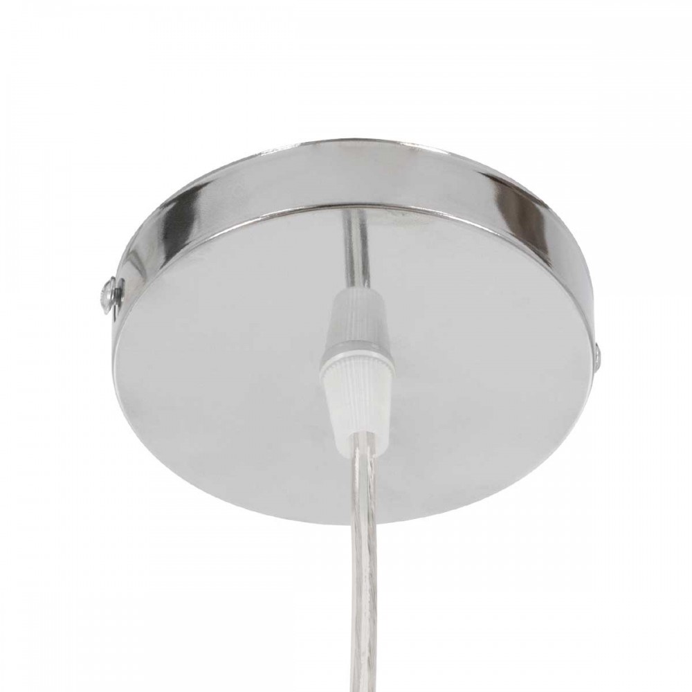 Vintage Κρεμαστό Φωτιστικό Οροφής Μονόφωτο Μπεζ Ξύλινο Bamboo Μ105 x Π84 x Y38cm MEXICO