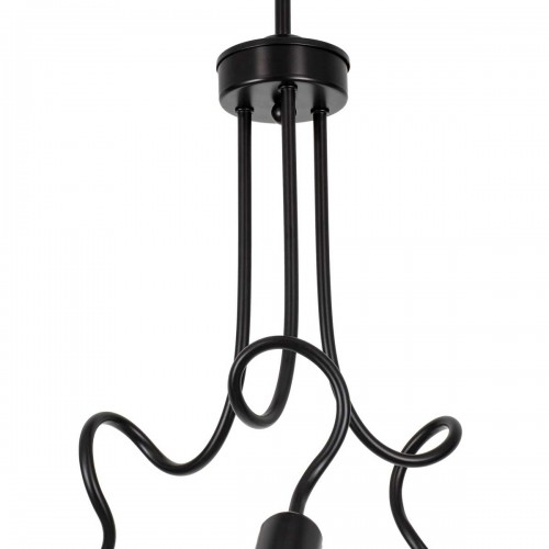 Μοντέρνο Φωτιστικό Οροφής Τρίφωτο Μαύρο Μεταλλικό Πλέγμα Φ42 x Y60cm ASPECT