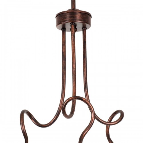 Μοντέρνο Φωτιστικό Οροφής Τρίφωτο Χάλκινο Μεταλλικό Πλέγμα Φ42 x Y60cm ASPECT