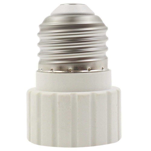 Πλαστικός Αντάπτορας από E27 σε GU10 GloboStar