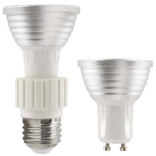 Πλαστικός Αντάπτορας από E27 σε GU10 GloboStar