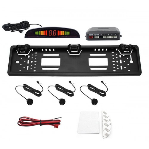 Σύστημα Παρκαρίσματος σε Πλαίσιο Πινακίδας με 3 Αισθητήρες & Οθόνη LED GloboStar