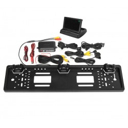 Σύστημα Παρκαρίσματος σε Πλαίσιο Πινακίδας με 2 Αισθητήρες, 1 Κάμερα & Οθόνη 4.3 inch LCD - GloboStar