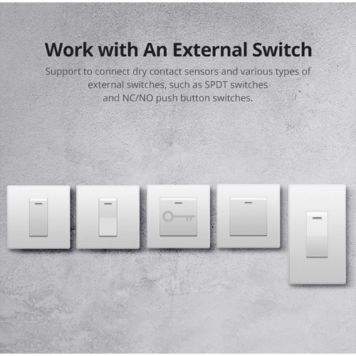 SONOFF MINIR2 - Wi-Fi Smart Switch Two Way Dual Relay (Upgraded) - 2 Output Channel