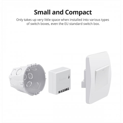 SONOFF MINIR2 - Wi-Fi Smart Switch Two Way Dual Relay (Upgraded) - 2 Output Channel