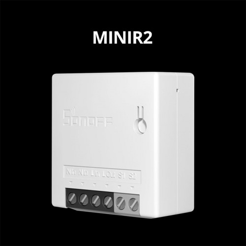 SONOFF MINIR2 - Wi-Fi Smart Switch Two Way Dual Relay (Upgraded) - 2 Output Channel