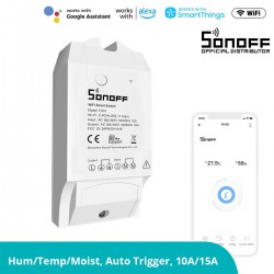 SONOFF TH10-R2 - Wi-Fi Smart Switch Temperature & Humidity Monitoring 10A