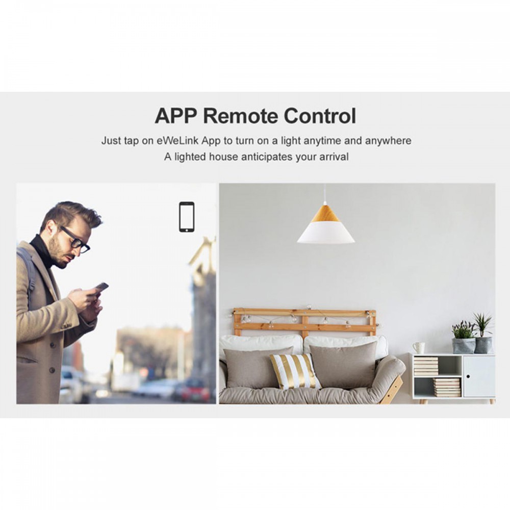 SONOFF T0EU3C-TX-EU-R2 - Wi-Fi Smart Wall Touch Button Switch 3 Way TX GR Series