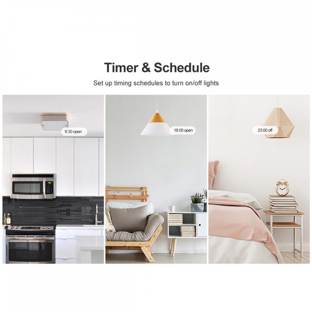 SONOFF T0EU3C-TX-EU-R2 - Wi-Fi Smart Wall Touch Button Switch 3 Way TX GR Series