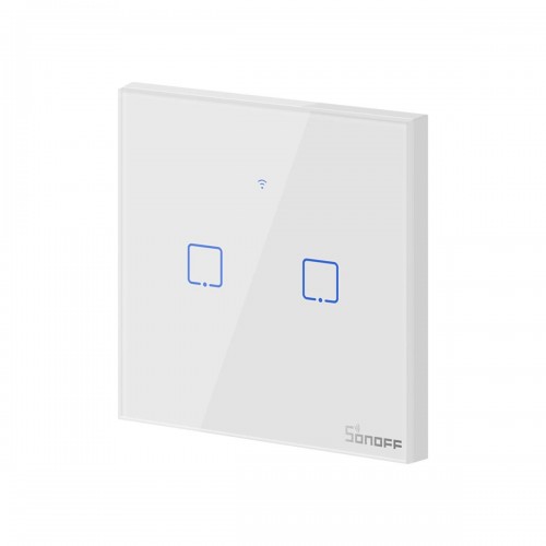 SONOFF T0EU2C-TX-EU-R2 - Wi-Fi Smart Wall Touch Button Switch 2 Way TX GR Series