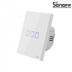 SONOFF T0EU3C-TX-EU-R2 - Wi-Fi Smart Wall Touch Button Switch 3 Way TX GR Series